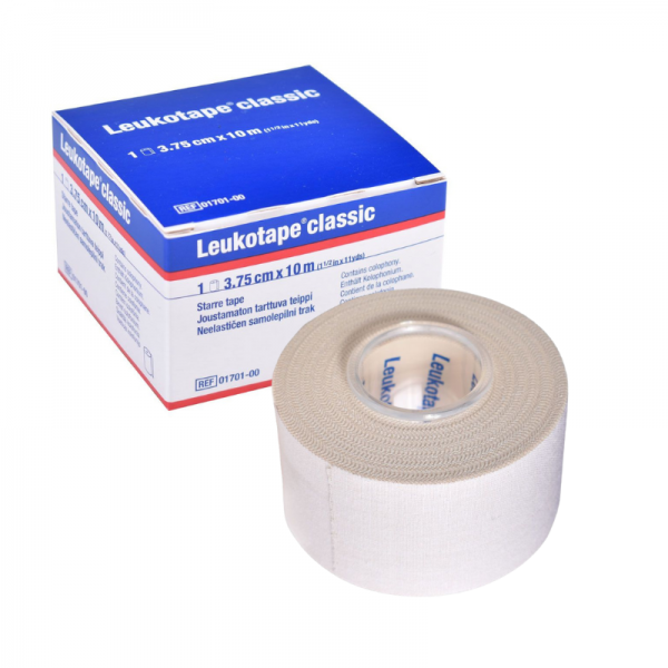 Leukotape Classic Cinta Elástica Adhesiva 3,75 cm x 10 metros: Color Blanco Leukotape Classic Cinta Elástica Adhesiva 3,75 cm x 10 metros: Color Blanco